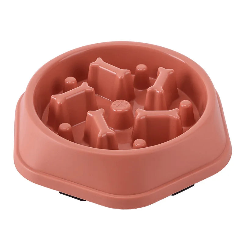 Slow Food Bowl Anti-Schrok Voerbak voor Hond & Kat