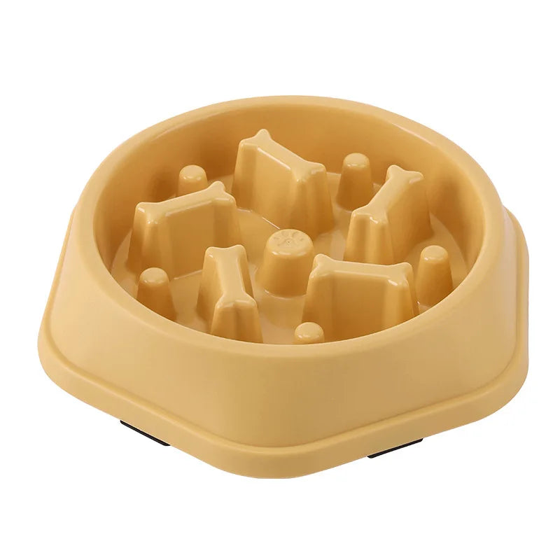 Slow Food Bowl Anti-Schrok Voerbak voor Hond & Kat