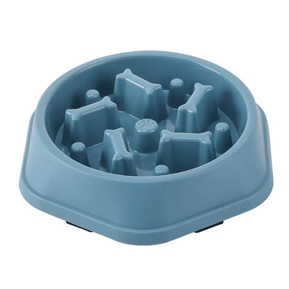 Slow Food Bowl Anti-Schrok Voerbak voor Hond & Kat