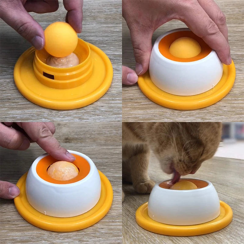 Anti-Spill Likmat voor Yoghurt & Natvoer