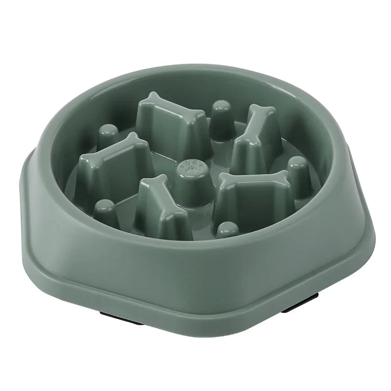 Slow Food Bowl Anti-Schrok Voerbak voor Hond & Kat