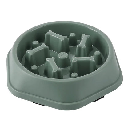 Slow Food Bowl Anti-Schrok Voerbak voor Hond & Kat